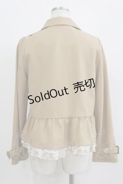 画像3: Franche Lippee / 裾フリルコート M キャメル H-26-01-07-037-LO-CO-NS-ZH
