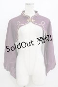 metamorphose / 無地着物袖ボレロ Free パープル H-26-01-07-038-ME-TO-NS-ZH