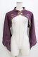 画像1: metamorphose / 無地着物袖ボレロ Free パープル H-26-01-07-038-ME-TO-NS-ZH (1)