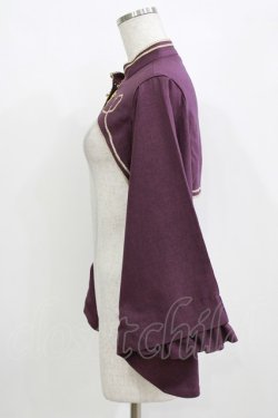 画像2: metamorphose / 無地着物袖ボレロ Free パープル H-26-01-07-038-ME-TO-NS-ZH
