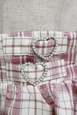 画像7: Princess Melody / チェック肩開きセットアップ Free ピンク H-26-01-07-040-EL-OP-NS-ZH