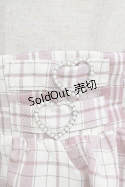 画像7: Princess Melody / チェック肩開きセットアップ Free ピンク H-26-01-07-040-EL-OP-NS-ZH