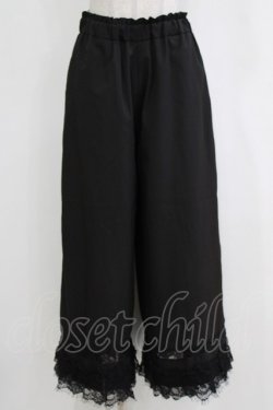 画像1: Honey Cinnamon / ワイドパンツ Free ブラック H-26-01-07-043-LO-PA-NS-ZH