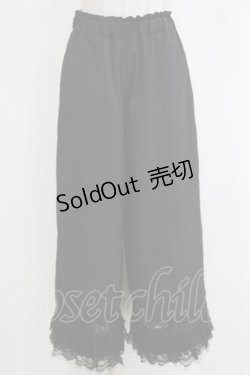 画像1: Honey Cinnamon / ワイドパンツ Free ブラック H-26-01-07-043-LO-PA-NS-ZH