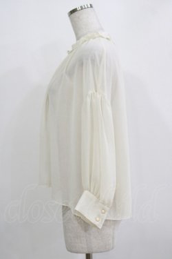 画像2: Franche Lippee / スタンドカラーブラウス M 生成り H-26-01-07-045-LO-BL-NS-ZH