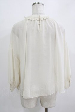 画像3: Franche Lippee / スタンドカラーブラウス M 生成り H-26-01-07-045-LO-BL-NS-ZH