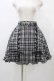 画像1: NOEMIE / ハートベルト付スピンドルスカート S ブラックチェック H-26-01-07-1033-LO-SK-NS-ZH (1)