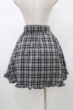 画像2: NOEMIE / ハートベルト付スピンドルスカート S ブラックチェック H-26-01-07-1033-LO-SK-NS-ZH