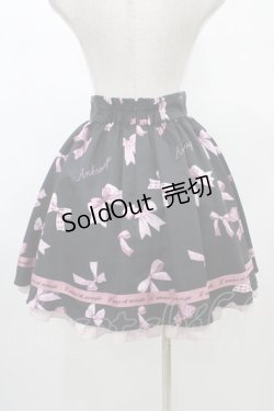 画像2: Ank Rouge / Favorite Ribbonフレアーギャザースカート M ブラック H-26-01-07-1035-CA-SK-NS-ZH
