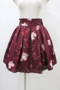 Ank Rouge / Cherry Roseスカート M ボルドー H-26-01-07-1036-CA-SK-NS-ZH