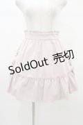 Ank Rouge / サイドリボンギャザーヘムスカート M ピンク H-26-01-07-1037-CA-SK-NS-ZH