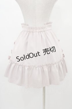 画像2: Ank Rouge / サイドリボンギャザーヘムスカート M ピンク H-26-01-07-1037-CA-SK-NS-ZH