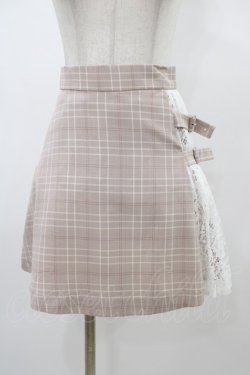 画像1: Ank Rouge / プリーツ切替スカート M ピンク H-26-01-07-1038-CA-SK-NS-ZH