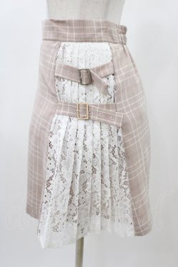 画像3: Ank Rouge / プリーツ切替スカート M ピンク H-26-01-07-1038-CA-SK-NS-ZH