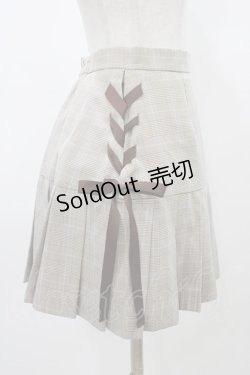 画像3: Ank Rouge / サイドスピンドルプリーツスカート M ベージュ H-26-01-07-1039-CA-SK-NS-ZH