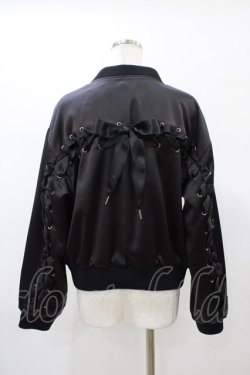 画像2: Ank Rouge / BACKスピンドルブルゾン M ブラック H-26-01-07-1040-CA-JA-NS-ZH