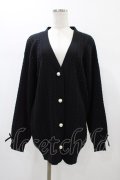 MA*RS / ロングニットカーディガン Free ブラック H-26-01-07-1041-EL-TO-NS-ZH