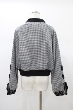 画像2: Ank Rouge / 袖スピンドルコンパクトブルゾン M ブラック H-26-01-07-1044-CA-JA-NS-ZH