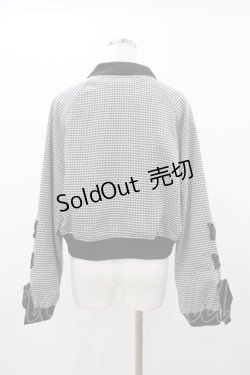 画像2: Ank Rouge / 袖スピンドルコンパクトブルゾン M ブラック H-26-01-07-1044-CA-JA-NS-ZH