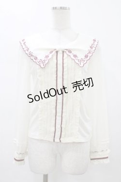 画像1: LIZ LISA / イングリッシュローズブラウス Free オフ H-26-01-07-1052-LO-BL-NS-ZH