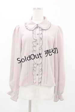 画像1: DearMyLove / リボンブラウス M ピンク H-26-01-07-1056-EL-BL-NS-ZH