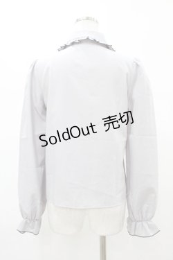 画像2: DearMyLove / リボンブラウス M ブルー H-26-01-07-1057-EL-BL-NS-ZH