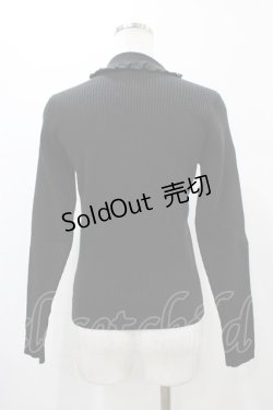 画像2: Ank Rouge / フリルリボンプルオーバー M ブラック H-26-01-07-1060-CA-TO-NS-ZH