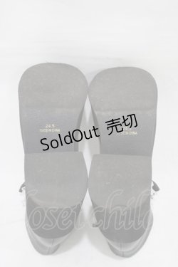 画像3: DearMyLove / ハートビジューレースアップショートブーツ 24.5cm ブラック H-26-01-07-1004-EL-SH-NS-ZH