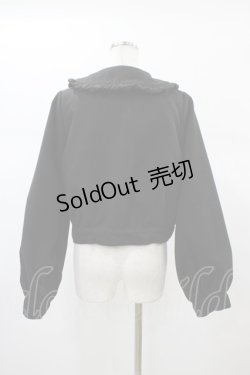 画像2: Ank Rouge / フリルリボンジャケット M ブラック H-26-01-07-1061-CA-JA-NS-ZH