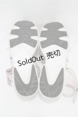 画像3: DearMyLove / レースアップハートビジューリボンスニーカーサンダル LL ピンク H-26-01-07-1001-EL-SH-NS-ZH