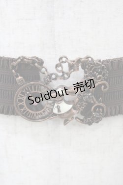 画像2: axes femme / 懐中時計×うさぎゴムベルト  ブラウン H-26-01-07-1011-AX-ZA-NS-ZH