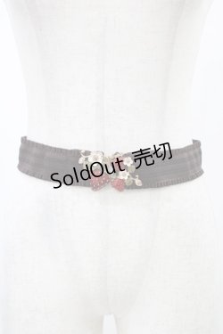 画像1: axes femme POETIQUE / いちごゴムベルト  ブラウン H-26-01-07-1012-AX-ZA-NS-ZH