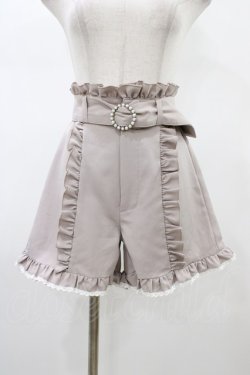 画像1: NOEMIE / フリル使いショートパンツ S ピンク H-26-01-07-1013-LO-PA-NS-ZH