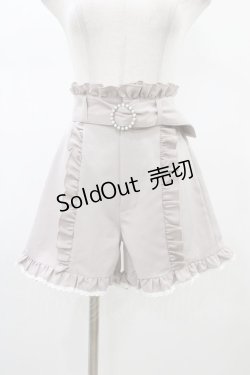 画像1: NOEMIE / フリル使いショートパンツ S ピンク H-26-01-07-1013-LO-PA-NS-ZH