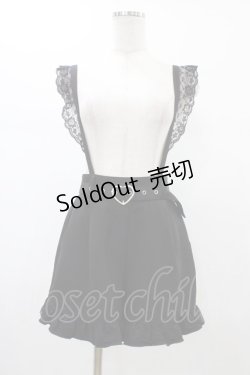 画像1: MA*RS / ハートバックルショートパンツ Free ブラック H-26-01-07-1014-EL-PA-NS-ZH