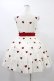 画像2: mille fille closet by LODISPOTTO / RetroFrenchハートワンピース M オフ/レッド H-26-01-07-1022-LO-OP-NS-ZH (2)