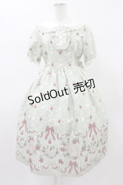 画像1: axes femme Kawaii / ベリーフィールズワンピース M グリーン H-26-01-07-1023-AX-OP-NS-ZH