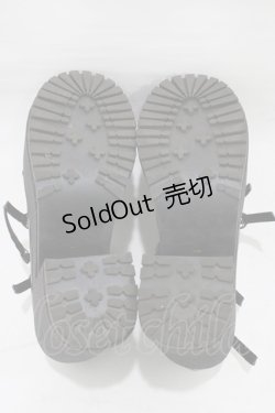 画像3: Ank Rouge / ポンポン&ハートきらきらシューズ LL ブラック H-26-01-07-1002-CA-SH-NS-ZH