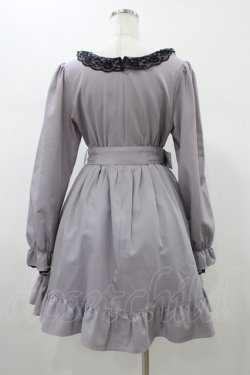 画像2: Ank Rouge / スピンドルバックリボンワンピース M ブルーグレー H-26-01-07-1025-CA-OP-NS-ZH