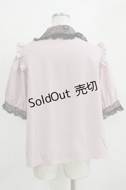 画像3: DearMyLove / レース重ねハートバックルリボンブラウス 3L ピンク H-26-01-07-047-EL-BL-NS-ZH