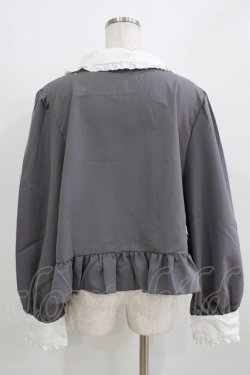 画像3: Cherirulu Chocola / MYリボンマルエリブラウス 4L グレー H-26-01-07-048-GO-BL-NS-ZH