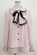 DearMyLove / リボンブラウス M ピンク H-26-01-07-050-EL-BL-NS-ZH