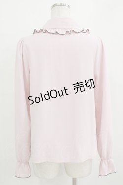 画像3: DearMyLove / リボンブラウス M ピンク H-26-01-07-050-EL-BL-NS-ZH