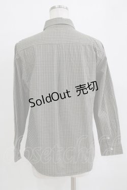 画像3: Fi.n.t / 共布ビックリボンシャツ Free GREEN×BR H-26-01-07-055-CA-BL-NS-ZH