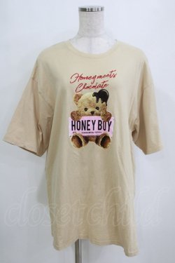 画像1: Honey Cinnamon / シナモンTEDDY Tee Free ベージュ H-26-01-07-064-LO-TS-NS-ZH