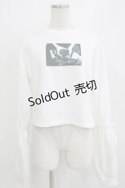 画像1: EATME / マムルークスリーブショートTOP Free オフホワイト H-26-01-07-067-LO-TO-NS-ZH