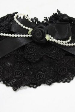 画像2: metamorphose / チュールレースカフス  ブラック H-26-01-07-070-ME-ZA-NS-ZH