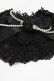 画像2: metamorphose / チュールレースカフス  ブラック H-26-01-07-070-ME-ZA-NS-ZH (2)