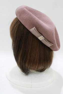 画像2: m petit by misako / NINA'S AM カメオベレー  ダークピンク H-26-01-07-080-LO-AC-NS-ZH