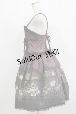 画像2: ALICE and the PIRATES / CHOcOlate addiction 〜with your SweEt Memories〜柄ジャンパースカート Free ボルドー H-26-01-07-008-PA-OP-NS-ZH